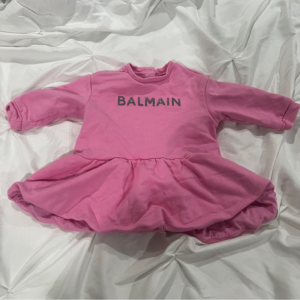 Baby Girl Balmain Dress Size 9 Months